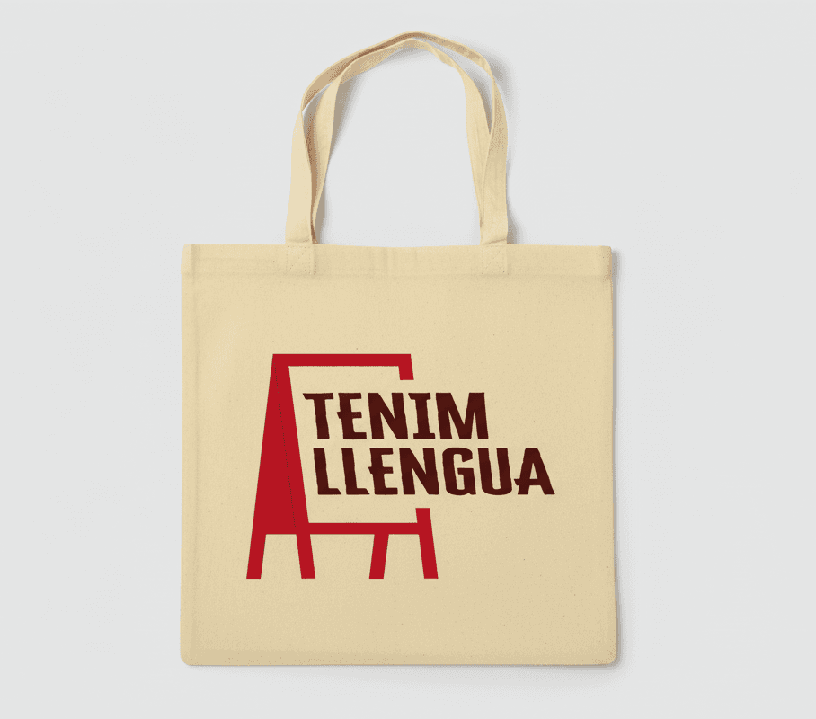 Bossa de mà TENIM LLENGUA